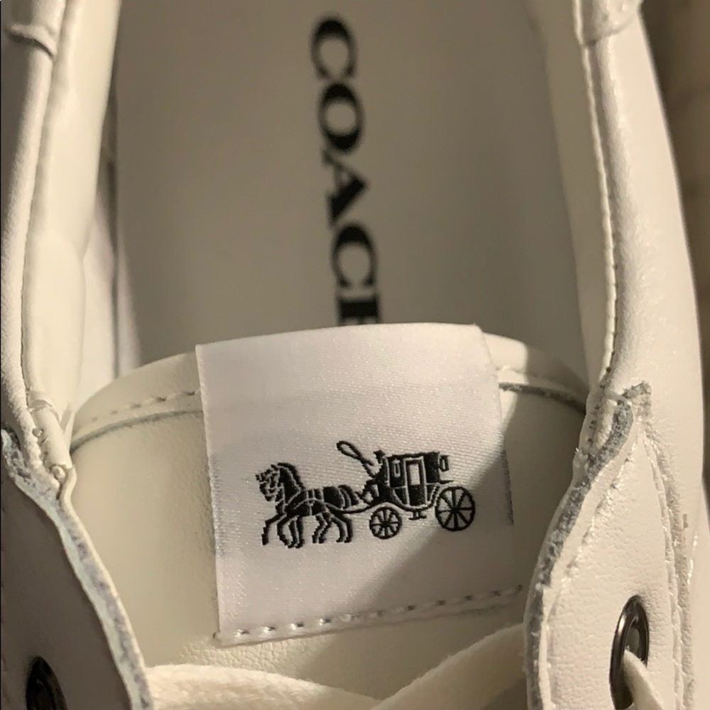 🆕 Coach Ladies Porter Leather Fashion Sneaker - Picture 3 of 13